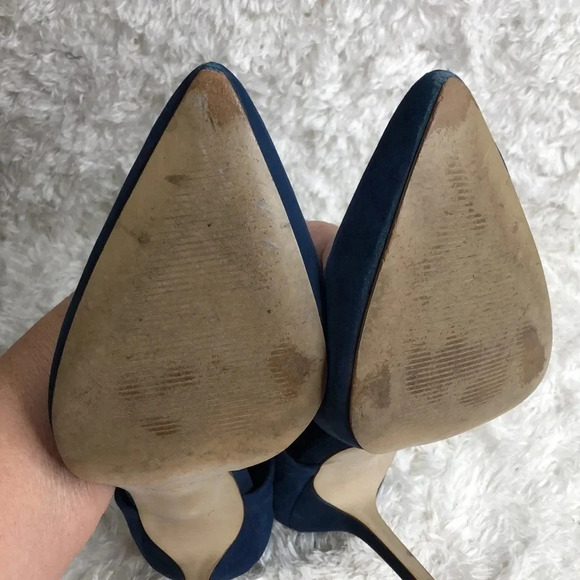 STEVEN By Steve Madden Blue Suede Shoes - Picture 7 of 8